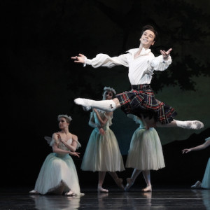 Daniel Gaudiello in La Sylphide. Photo: Jeff Busby